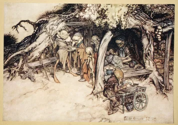 Um meinen kleinen Elfen Mäntel zu machen, Illustration aus 